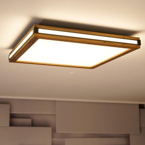   Lampă LED de tavan cu iluminare cadru, 45x45 cm, controlabilă cu întrerupător de perete - Carla Globo 41589D2