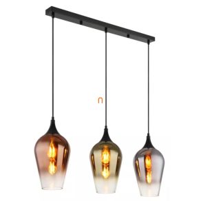   Lampă suspendată tricoloră cu 3 socluri - Lavus Globo 15552-3H