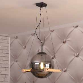 Lampă suspendată, sticlă - Leona Globo 15883H
