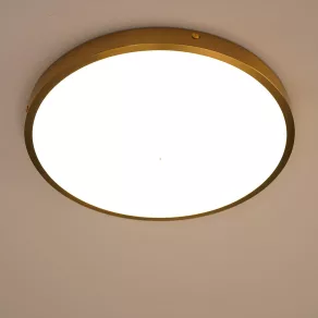   Lampă LED rotundă pentru tavan cu ramă aurie - Tibey Globo 12381-22