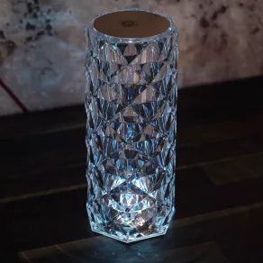   Lampă de masă reglabilă din cristal, 21 cm - Gixi Globo 28071, USB, 2700-4000-6500 K, 50 lm, 1,5 W, 5 V