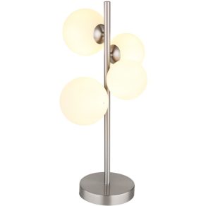   Lampă de masă cu glob din sticlă cu 4 socluri, 51 cm - Riha Globo 56140-4T, cu 4 socluri G9