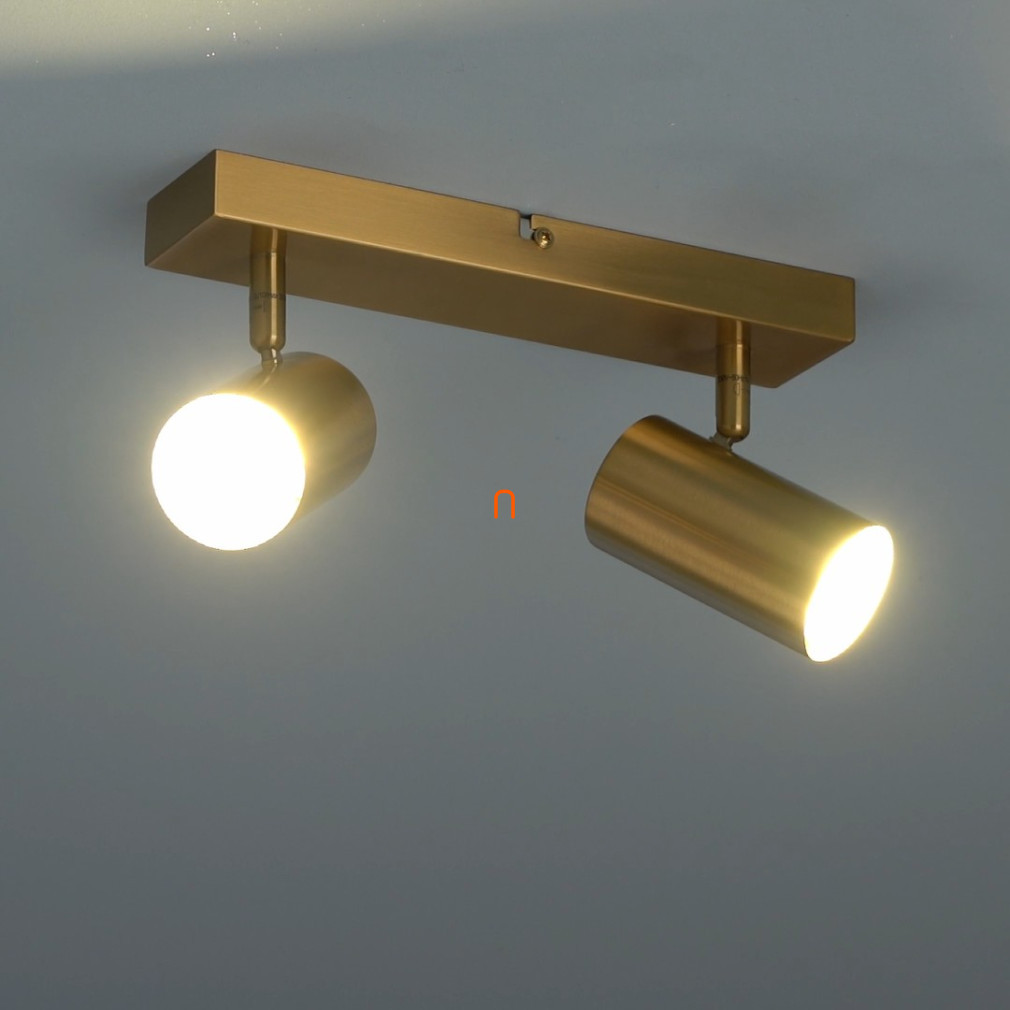Spot lumina auriu cu 2 socluri - Robby Globo 57911-2GO