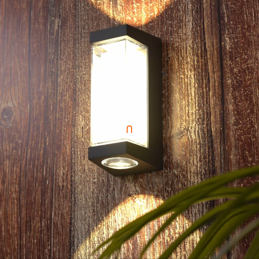 Lampă LED de exterior pentru perete, culoare antracit - Plixon Globo 34316