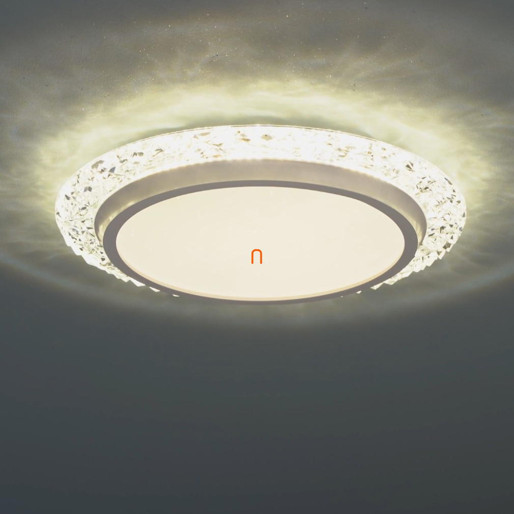 Lampa LED de tavan, cu ramă din cristal - Abigail Globo 48294-22