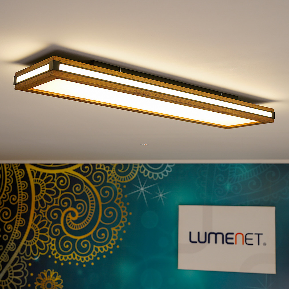 Lampă LED de tavan cu iluminare perimetrală, reglabilă cu întrerupător de perete, 20x80 cm - Carla Globo 41589D4
