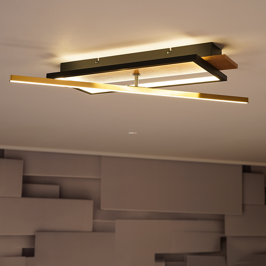 Lampa LED de tavan cu iluminare perimetrală, reglabilă cu întrerupător de perete - Beatrix Globo 67296D