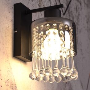 Aplică cu decorațiuni din sticlă - Hendry Globo 15884W