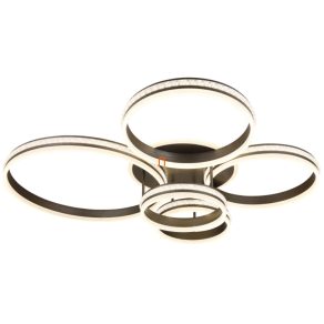   Lampă LED de tavan cu telecomandă, 5 inele - Grouni Globo 67314-120