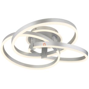   Lampă LED de tavan cu telecomandă, 3 inele - Herwig Globo 67163-56