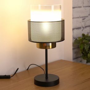   Lampă de masă, 40 cm - Olga Globo 15709T - comutator basculant, 1xE27 soclu, 230 V