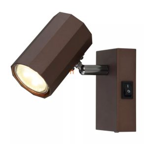   Lampă spot cu nervuri, culoare bronz închis - James Globo 57919-1