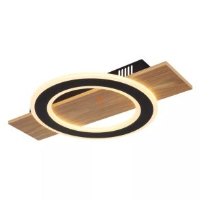   Lampă LED de tavan, 29x44 cm, efect lemn - Jayden Globo 48038-18