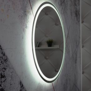   Oglindă LED sensibilă la atingere, cu lumină circulară albă rece - Rivas Globo 84034