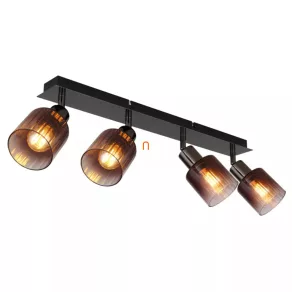 Spot de culoare fum cu 4 socluri - Satella Globo 54313-4