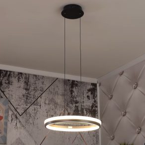   Lampă LED suspendată cu finisaj din cristal, 40 cm - Della Globo 67179H