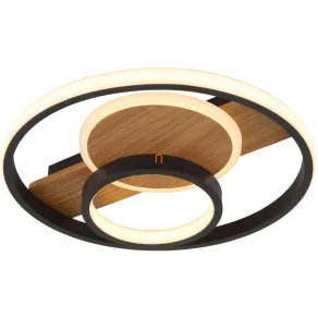   Lampă LED pentru tavan cu efect de lemn - Pikara Globo 67322-24