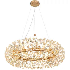   Lustră din cristal Glamour, culoare aurie - Katrina Globo 64135H3