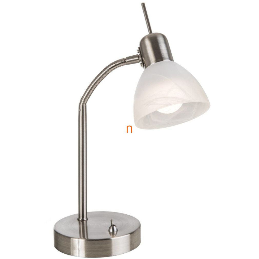Lampa de masă din nichel, 30 cm - Daytona Globo 518901016X, cu soclu 1xE14, 230 V