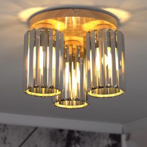   Lampă de tavan cu abajur din cristal prismatic - Run Globo 60220346