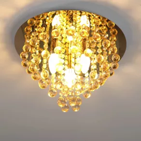   Lustră din cristal Glamour, culoare chihlimbar, 38 cm - London Globo 63040345X