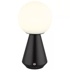   Lampă decorativă LED de birou, 23 cm, reîncărcabilă - Sora Globo 21029S - intensitate luminoasă reglabilă, 3000/4500/6500 K, 140 lm, 1,5 W, cablu de 0,8 metri