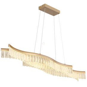   Lampă LED suspendată cu decorațiuni din cristal - Juliet Globo 67348HG