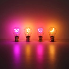   Lampă decorativă LED de masă, efect bec incandescent, reîncărcabilă, 12 cm - Lumi Globo 28082-12 - 3000 K, 8 lm, 2,5 W, cablu de 1 metru, funcționează cu baterii