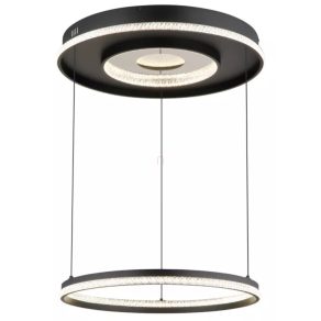   Lampă LED suspendată cu telecomandă și finisaj din cristal - Marsh Globo 48041H