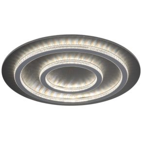   Lampă LED de tavan cu telecomandă, cu finisaj din cristal, 55 cm, culoare antracit - Jayden Globo 48042-60A