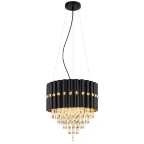   Lustră din cristal cu nervuri în stil glamour - Eleos Globo 63149-3
