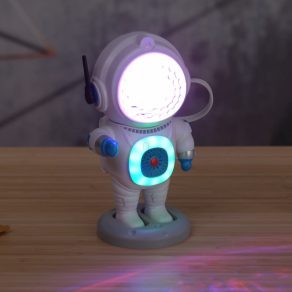   Lampa de masă Astronaut, LED RGB, 22 cm, albă - Cosmo Globo 28084 - 6 W, cu cablu USB de 1,2 metri