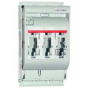   Siguranță întrerupător de circuit orizontală 00-160A, pentru placă de montare, 3 poli, conexiune M8 Multibloc P1023007A, 2.030.000