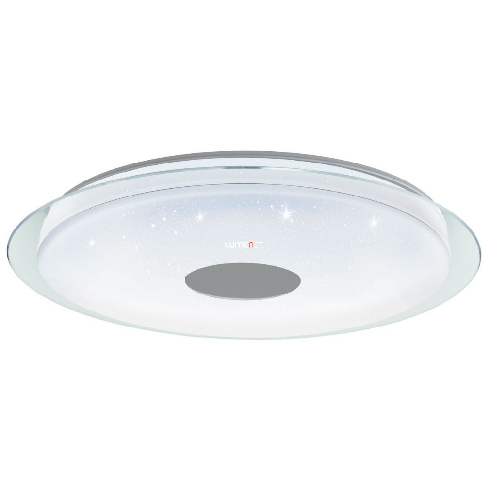 Lampă LED reglabilă pentru tavan cu efect de sclipici, 38,1 W, alb rece-cald, alb-crom - Lanciano Eglo 900006
