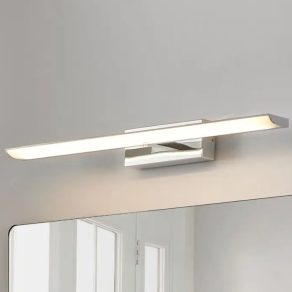   Lampă LED cu oglindă reglabilă 15,6 W, alb rece-cald, 60,5 cm, culoare alb-crom - Tabiano RGBW Eglo 900019