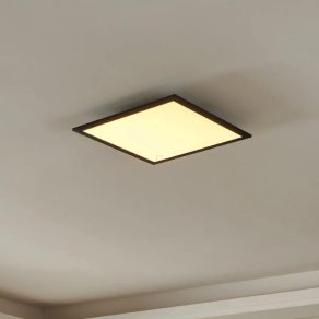   Lampă LED cu intensitate reglabilă pentru tavan, 21,5 W, alb rece-cald, alb și negru - Salobrena Eglo 900051