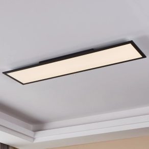   Lampă LED cu intensitate reglabilă pentru tavan, 33,5 W, alb rece-cald, alb și negru - Salobrena Eglo 900053