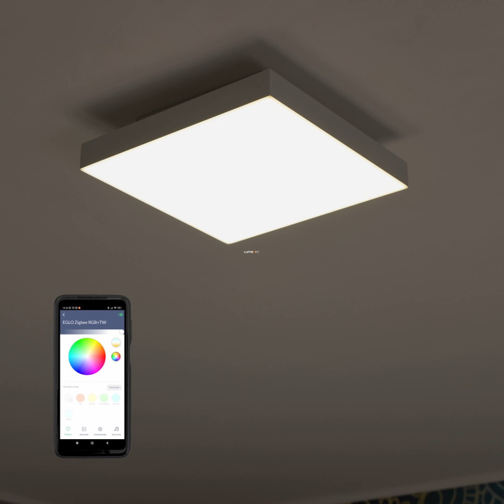 Plafon reglabil LED 16 W, alb rece, alb (Turcona RGBW)