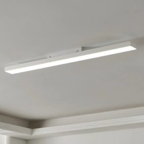   Lampă LED cu intensitate reglabilă pentru tavan, 34,2 W, alb rece-cald, 10x120 cm, culoare albă - Turcona RGBW Eglo 900062