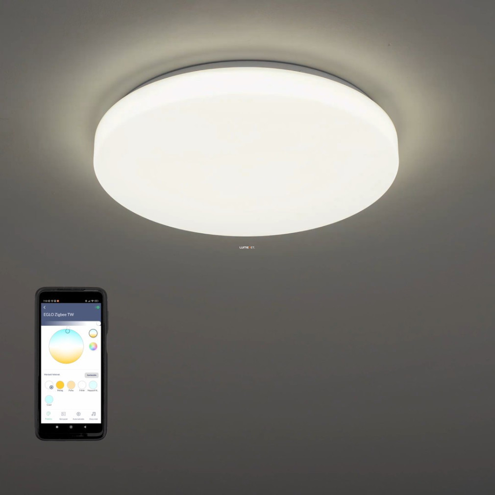 Lampă LED reglabilă pentru tavan 4x4,8 W, alb rece-alb cald, culoare albă - Totari Eglo 900084