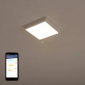   Lampă LED cu intensitate reglabilă pentru tavan, 16,5 W, alb rece-cald, culoare albă - Fueva Eglo 900104
