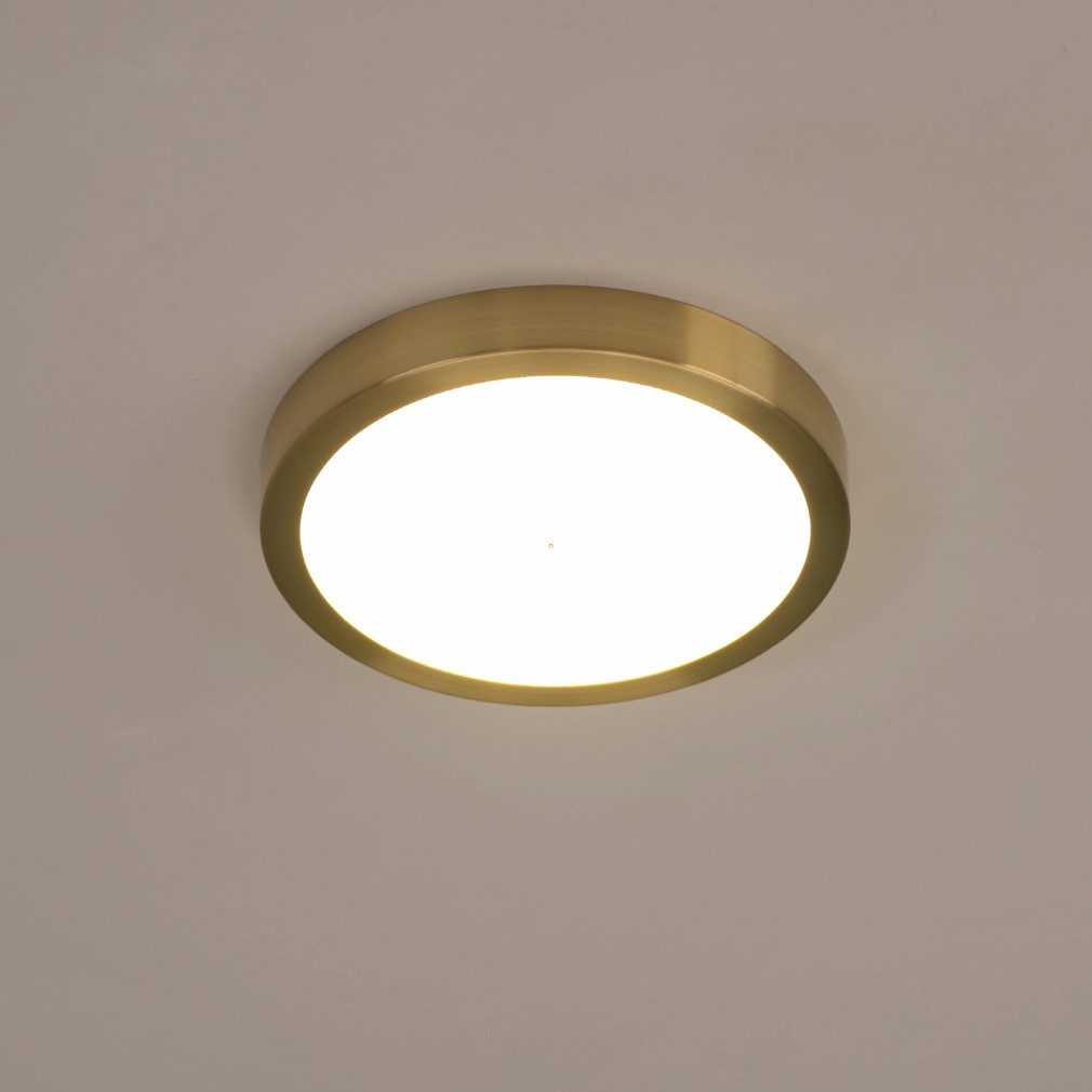 Plafon lampă LED 17 W, alb cald, alamă-alb (Fueva)