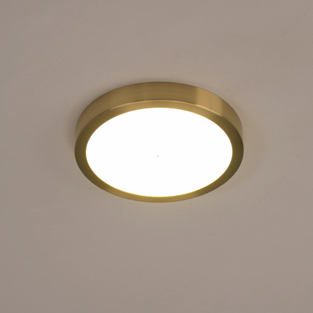 Lampă LED de tavan 17 W, alb cald, culoare alamă-alb - Fueva Eglo 900181