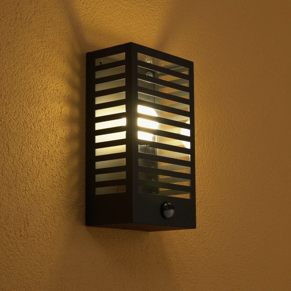 Lampă de perete cu senzor de mișcare pentru exterior, cu dungi - Alamonte 3 Eglo 900137
