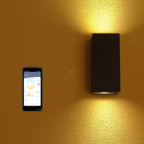   Aplică de exterior cu sursă de lumină inteligentă, negru - Eremitana-Z Eglo 900131