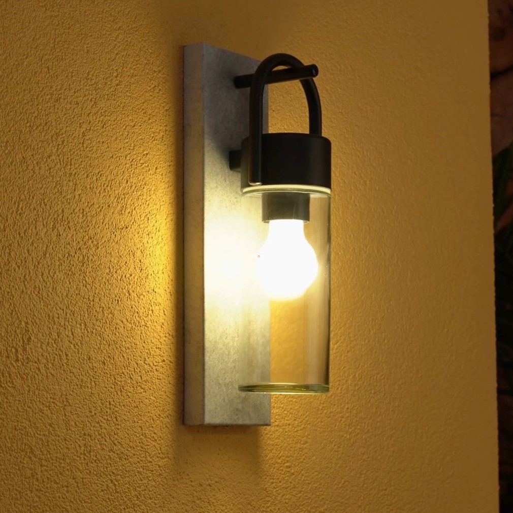 Lampa de perete pentru exterior, culoare gri - Carraro Eglo 900286