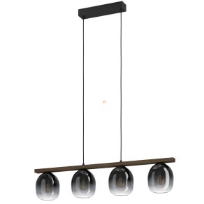   Lampă suspendată cu patru socluri, negru-gri - Filago Eglo 900186