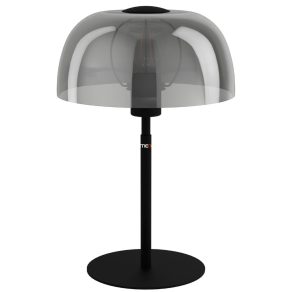   Lampă de masă de culoare fumurie, 41 cm - Solo 2 Eglo 900141, cu soclu 1xE27