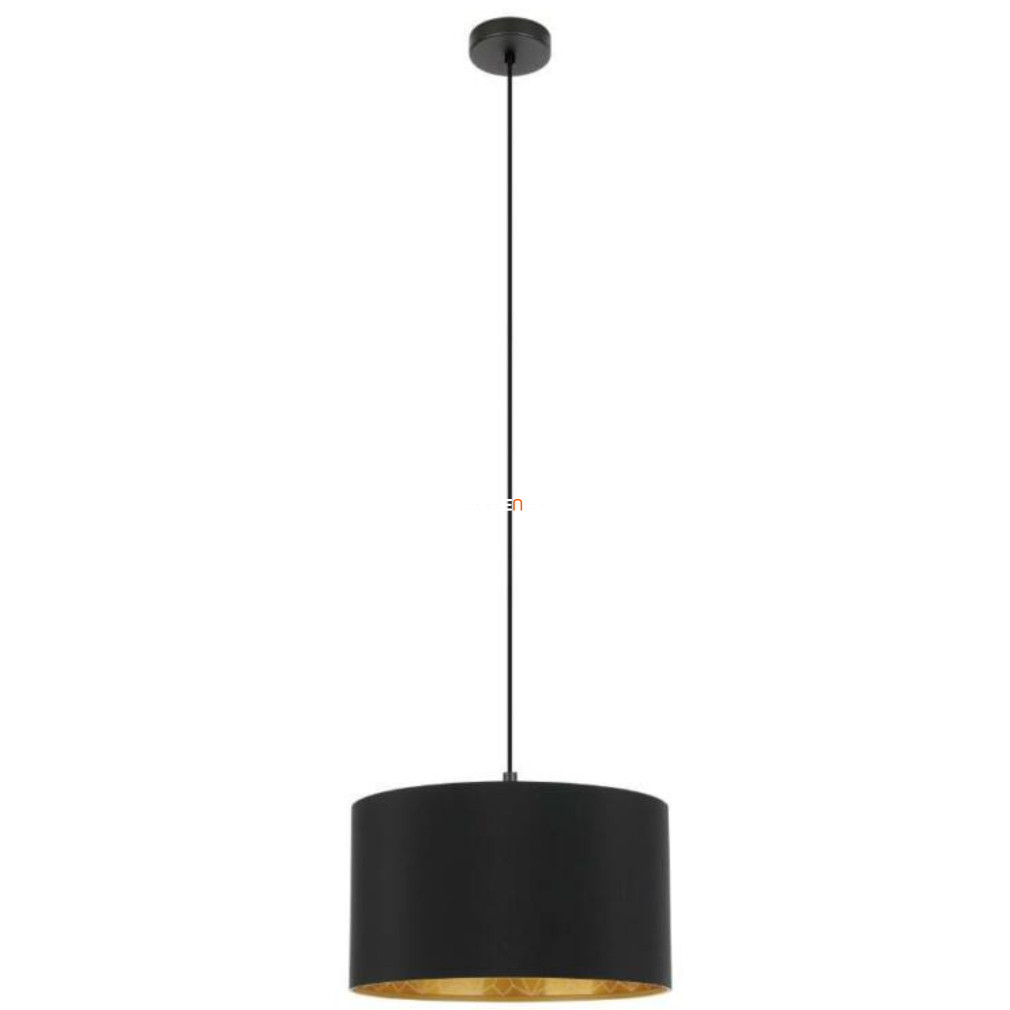 Lampă suspendată, 38 cm, negru-auriu (Zaragoza)