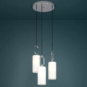   Lampă suspendată, 37 cm - Majana Eglo 390128, cu 3 socluri E27, 220-240 V